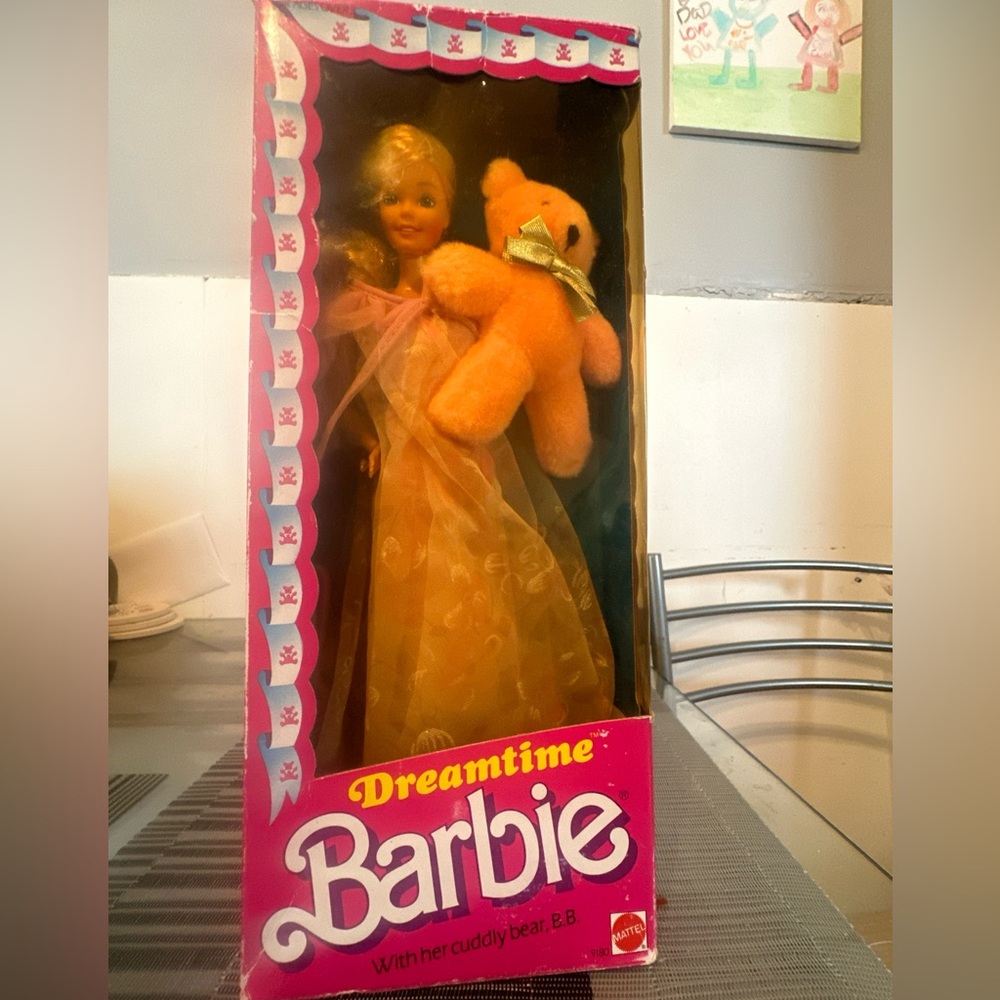 1984 Dreamtime Barbie with with cuddly bear